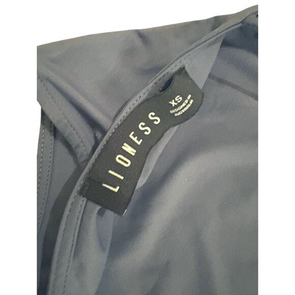Lioness Uno Tie Top in Slate - Picture 7 of 7